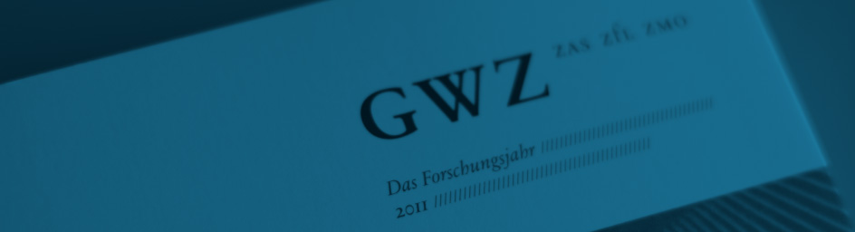 GWZ Jahresbericht 2011 – Titelseite, Foto: Alexander Rutz